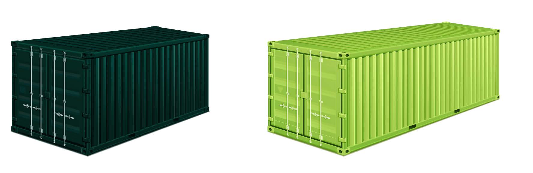 20ft and 40ft self-pack container options